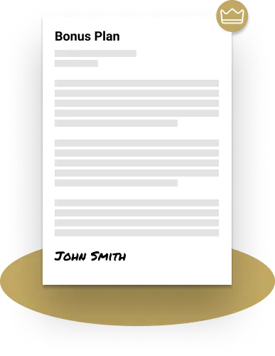 an image of a document that represents a bonus